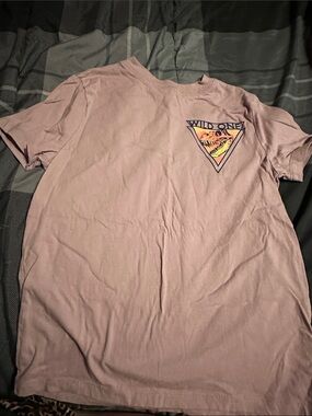 OshKosh B'gosh Dusty Mauve Short Sleeve Tee with Triangle Graphic